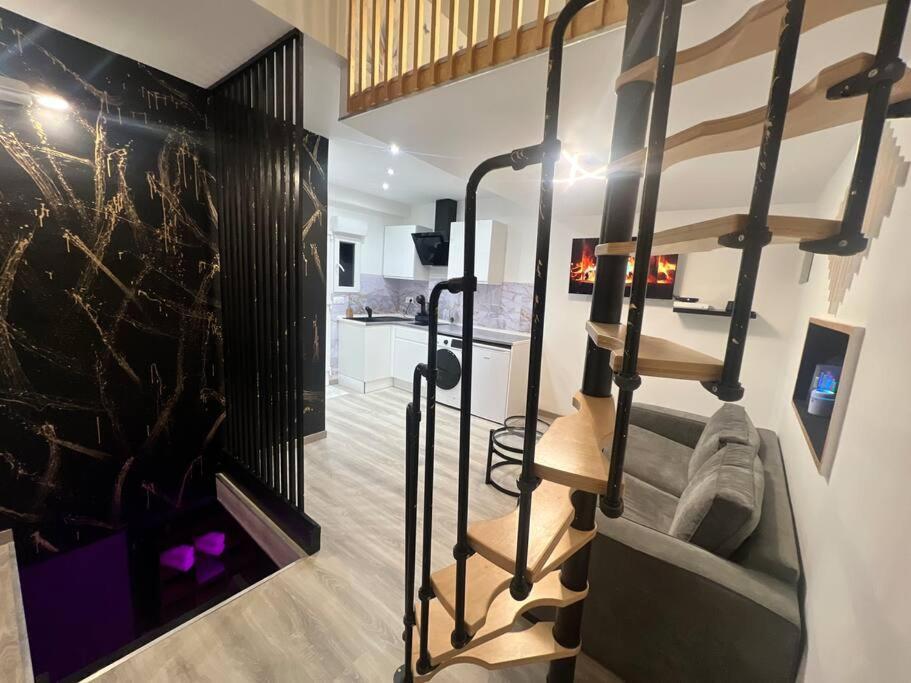 Maison Appartement Triplex Avec Jacuzzi Et Sauna Saint-Etienne  Exterior photo